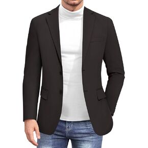 COOFANDY Men's Casual Knit Blazer Suit Jackets Two Button Lightweight Stretch Sport Coat
