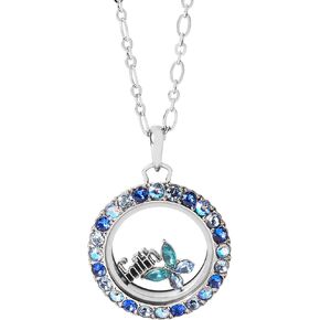 Mom, Forget-Me-Not & Faith Living Locket Sets