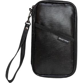 Fireproof Travel RFID Blocking Passport Holder Wallet Multi-functional Organizer for Men and Women, Large Family Capacity for Passports, Cards, and Documents, 8.9in x 4.8 in x 0.7in