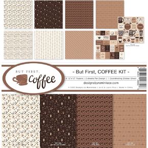 Reminisce But First, Coffee Scrapbook Collection Kit