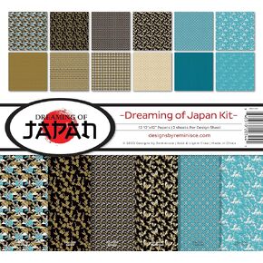 Reminisce Dreaming of Japan Scrapbook Collection Kit