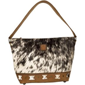 STS Ranchwear Womens Roswell Tully Tan Cowhide Handbag Bag