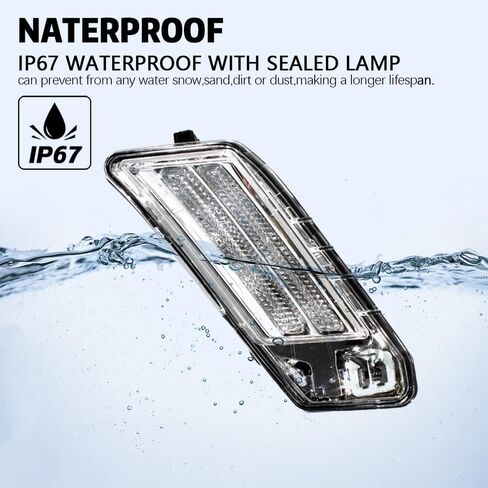 LED DRL Daytime Running Light Lamp Fit for Volvo XC60 2010 2011 2012 2013 | Plastic | Dustproof | Waterproof (Right Side) in Saudi Arabia