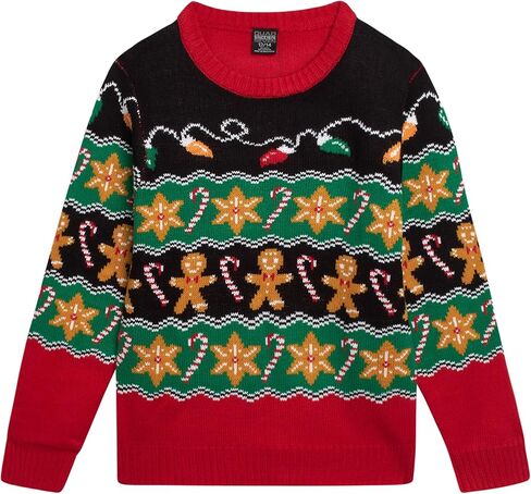 Boys' Ugly Christmas Sweater - Novelty Xmas Holiday Party Pullover (4-18) in Saudi Arabia