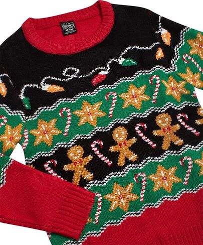 Boys' Ugly Christmas Sweater - Novelty Xmas Holiday Party Pullover (4-18) in Saudi Arabia