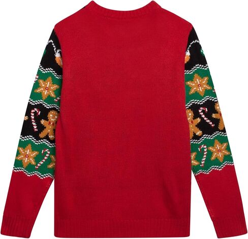 Boys' Ugly Christmas Sweater - Novelty Xmas Holiday Party Pullover (4-18) in Saudi Arabia