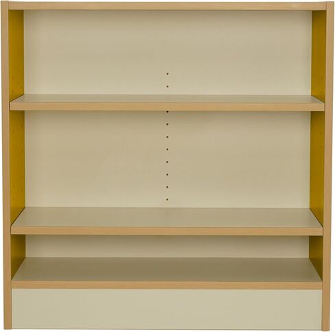 خزانة تخزين FDP Laminate ذات 5 أقسام بارتفاع 24 بوصة؛ تنظيم الكتب والألعاب والألعاب واللوازم الفنية والأثاث المتين والقوي للمنزل والرعاية النهارية ومرحلة ما قبل المدرسة والفصول الدراسية - اللوز/الأزرق in Saudi Arabia