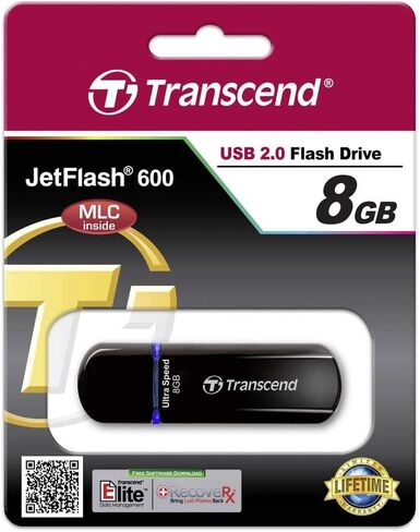 Transcend JetFlash 600 4 GB USB 2.0 Flash Drive TS4GJF600 (up to 32MB/s) in Saudi Arabia