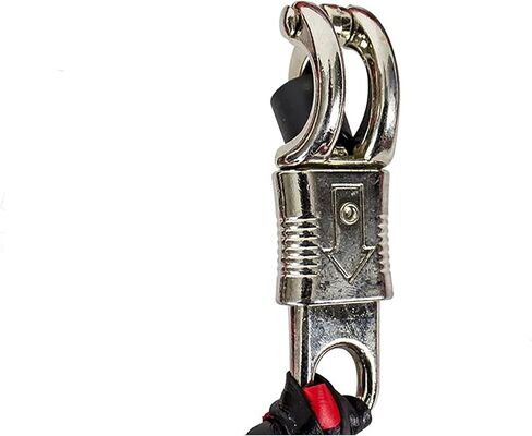 Dream Apparel 42" Leather Motorcycle Get Back Whip for Handlebar Fringed Biker Whip, Black and Red in Saudi Arabia