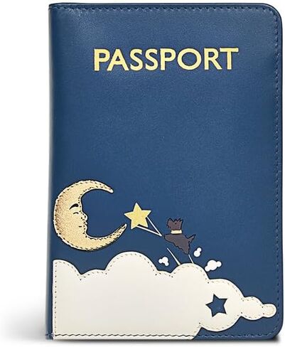 RADLEY London - Shoot For The Moon - Passport Cover, Travel Essentials for Women, Card and Passport Anti Theft Wallet, Sized to Fit All Standard Passports in Saudi Arabia