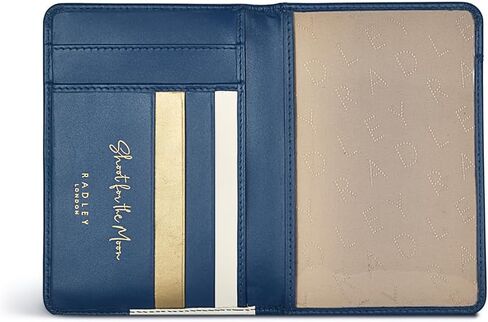 RADLEY London - Shoot For The Moon - Passport Cover, Travel Essentials for Women, Card and Passport Anti Theft Wallet, Sized to Fit All Standard Passports in Saudi Arabia