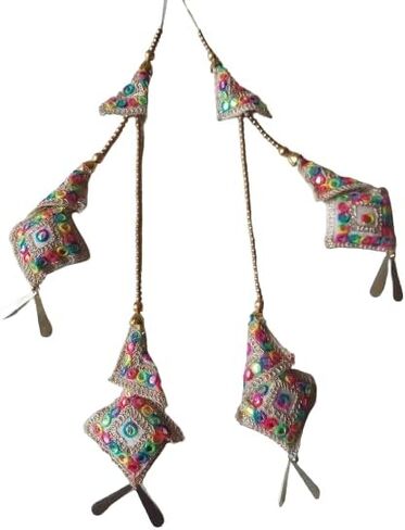 Women Latkan for Lehenga with Handmade Ethnic Decorative Hanging Sewing Tassel (Turquoise) in Saudi Arabia