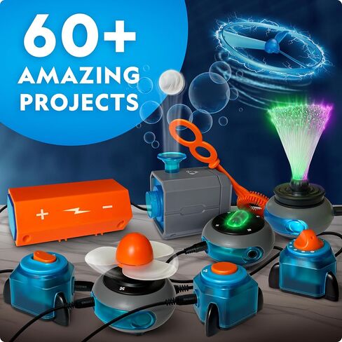 National Geographic Circuit Maker Kit - Electronics Kit for Kids with 120 Electrical Circuit Projects, Electric Circuit STEM Toy, Electronic Projects, Electrical Circuit Kit for Kids, Electricity Kit in Saudi Arabia