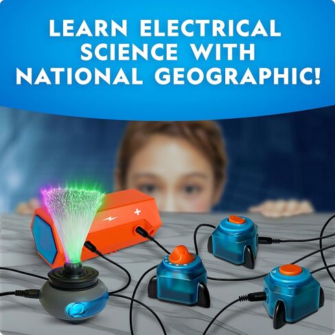National Geographic Circuit Maker Kit - Electronics Kit for Kids with 120 Electrical Circuit Projects, Electric Circuit STEM Toy, Electronic Projects, Electrical Circuit Kit for Kids, Electricity Kit in Saudi Arabia