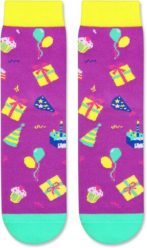 HAPPYPOP 11th Birthday Gifts Ideas for Girls - Socks for Kids Age 11 with Greeting Card, Presents for 11 Year Old in Gift Box, Eleven Year Old Gifts for Tween Girls Boys in Saudi Arabia