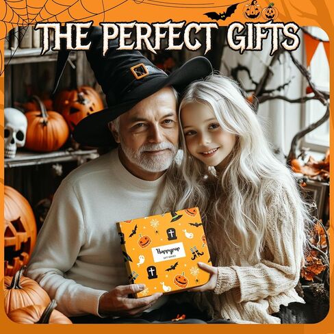 HAPPYPOP Halloween Gifts for Kids Boys Girls - Pumpkin Socks for Kids 4-12 Years Old 2 Pack in Saudi Arabia