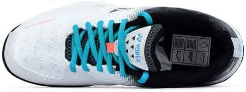 YONEX Power Cushion 50 SHB50EX حذاء كرة الريشة، أبيض/نعناعي (us_Footwear_Size_System، للبالغين، الرجال، رقمي، متوسط، رقمي_10_Point_5) in Saudi Arabia