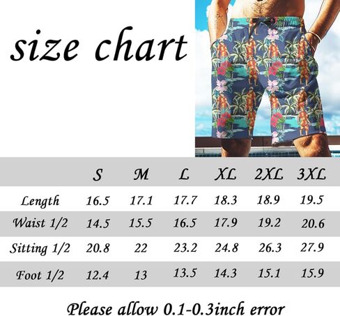 Mens Swim Trunks with Compression Liner Quick Dry Zipper Pocket Bathing in Saudi Arabia
