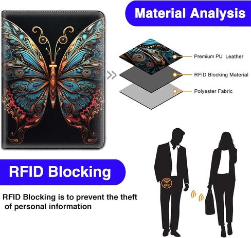 Passport Cover and Luggage Tag Set, PU Leather Passport Case Holder Travel Suitcase Tag,Travel RFID Blocking Passport Cover Passport Wallet with Elastic Band for Women Men, Dragon in Kuwait