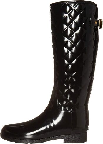 حذاء المطر طويل اللمعان من Hunter Refined Gloss أسود 8 M in Saudi Arabia