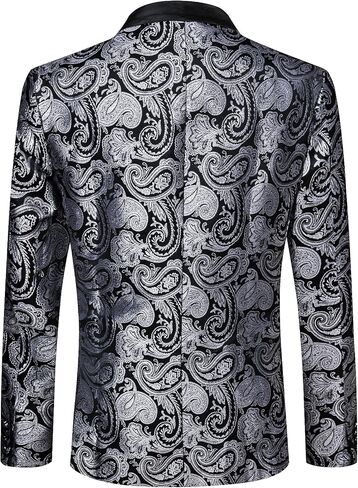 DiBanGu Mens Suit Jacket Blazer Wedding Blazer One Button Mens Tux Dress Suit Jacket Shawl Lapel for Dinner Prom Party in Saudi Arabia