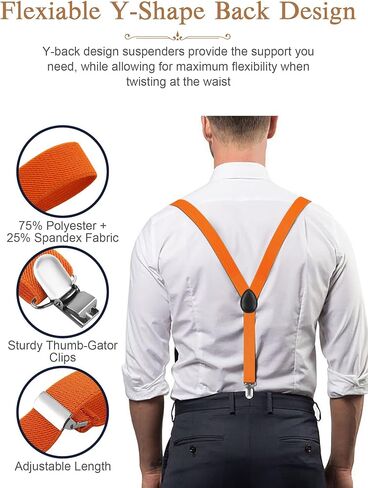 مجموعة ربطة عنق وحمالات رجالي فاخرة من Ultrashang: حمالة ظهر صلبة على شكل حرف Y وربطة عنق ذاتية - حفلات الزفاف التنكرية in Kuwait