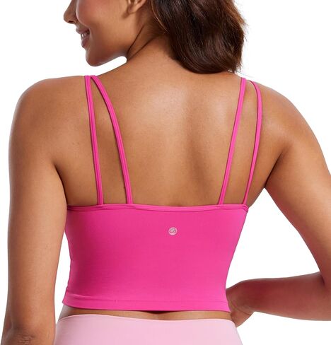 حمالة صدر رياضية طويلة للسيدات برقبة على شكل حرف V من CRZ YOGA Butterluxe-Light - حمالة صدر مبطنة للتمرينات الرياضية in Saudi Arabia