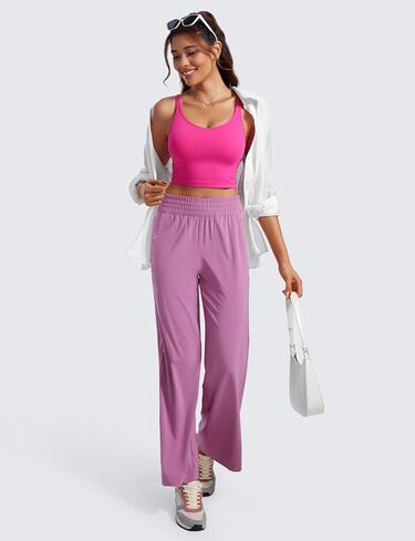 حمالة صدر رياضية طويلة للسيدات برقبة على شكل حرف V من CRZ YOGA Butterluxe-Light - حمالة صدر مبطنة للتمرينات الرياضية in Saudi Arabia