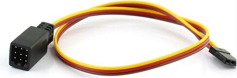 RC JR Style Servo Splitter Cable,1 Male to 2 3 4 5 6 Female Y Harness Leads Y Splitter Lead Wire for 1/8 1/10 1/24 Crawler Truck Car Airplane Drone Receiver Servo ESC (1 Male to 3 Female) in Kuwait