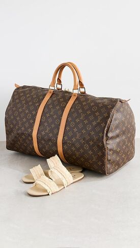 Lv Monogram Ab Keep All 55 Bag - Brown - One Size in Kuwait