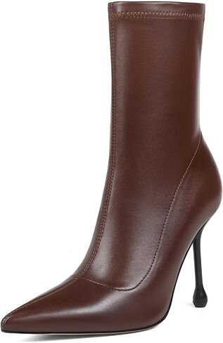 Women's Ankle Boots Pointed Toe High Heel Booties in Saudi Arabia
