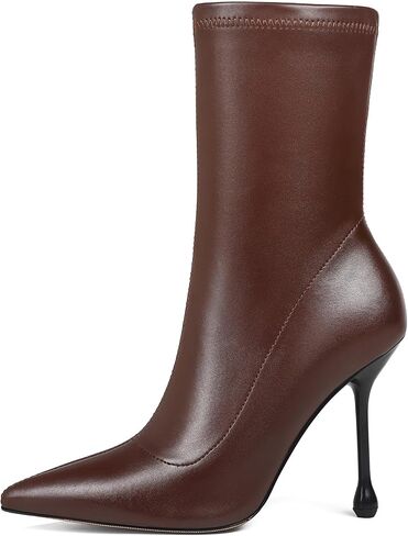 Women's Ankle Boots Pointed Toe High Heel Booties in Saudi Arabia