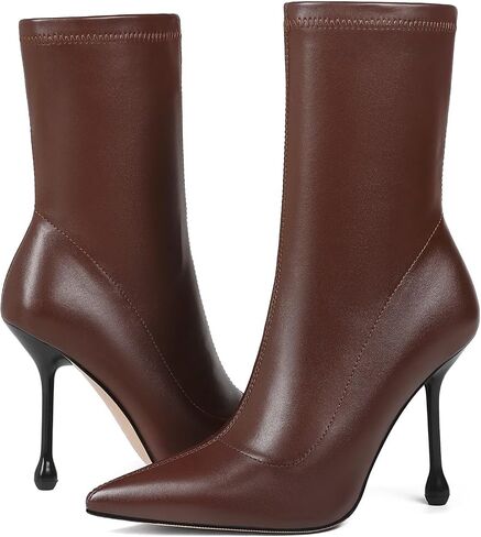 Women's Ankle Boots Pointed Toe High Heel Booties in Saudi Arabia