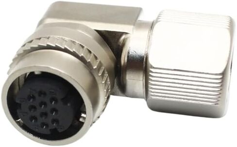 1pcs CM10-SP10S CM10-SP2S 10pin 2pin Servo Motor Encoder Plug Brake Connector Replacement for CM10-SP10S-M CM10-SP2S-M Work for Mitsubishi Delta Yaskawa Servo (2-core Straight) in Kuwait