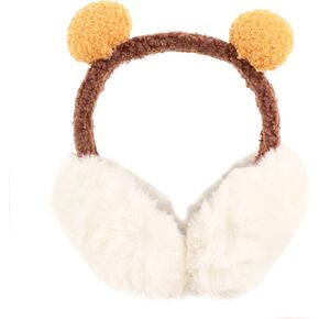 Women Winter Warm Plush Earmuff Foldable Hamburger Ear Muffs Ear Warmers