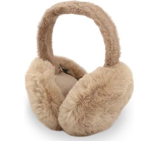 Ear Muffs for Winter Women, Soft Fluffy Faux Fur Earmuffs, Cute Ear Warmer, Outdoor Cold Weather Fuzzy Ear Covers