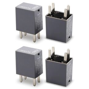 Relay Fit for GM 13500114 Relay 12VDC 40A 4Pins Replace 13500114/8385 Air Conditioning Fan Relay 4Pcs