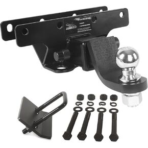 2inch Trailer Hitch Rear Bumper Tow Receiver Kit with 2inch Ball Mount kit Compatible for 2018~2023 Jeep Wrangle JL JLU 4Door and 2Door (2018~2023 JL Hitch Receiver+2inch Ball Mount kit)