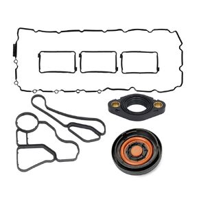 8 Pics Engine Valve Cover Gasket+Oil Filter Housing Gasket+ Engine Valve Cover+Eccentric Shaft Actuator to Valve Cover Flange with BMW # 11127587804,11428637820,11428637821,11127570292 11377502022