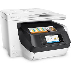HP OfficeJet Pro 8730 All-in-One 4-Color Inkjet Printer with Duplex and Mobile Printing in White (Renewed)