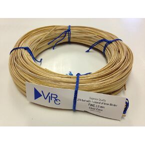 Chair Cane Fine 2.5mm 270 ft Coil with 1 Strand 4mm Binder Cane