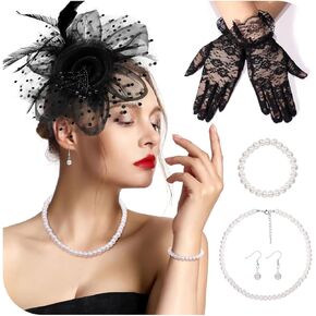Fascinator Hat for Women Cocktail Flower Mesh Feathers Hats for Carnival Tea Party Headwear Kentucky Derby Hats