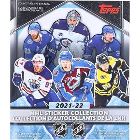 2021/22 Topps NHL Hockey Sticker Collection Album (includes 10 starter stickers)