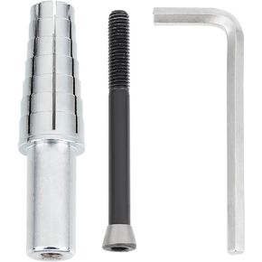UNICRAFTALE 1Set Expanding Ring Mandrel with Hex Allen Key Steel Ring Stretcher Ring Mandrel for Lathe Heavy Duty Ring Shaper Tool for Ring Turning and Ring Making Ring Size 7-14