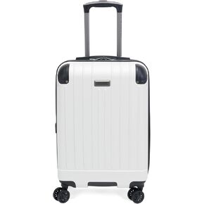Kenneth Cole Reaction Flying Axis Collection Lightweight Hardside Expandable 8-Wheel Spinner Luggage, Coconut White, 28-Inch Checked