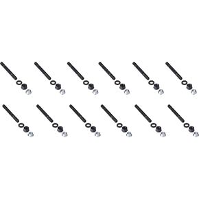 ARP 1345501 Main Stud Kit, 200,000 PSI Chrome Moly Steel, For Select Chevrolet Small Block 2-Bolt Main Applications, Small Journal, With Windage Tray