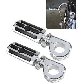 Highway Pegs,Motorcycle Foot Pegs,Car Accessories 1-1/4"Motorcycle Highway Pegs,Crash Bar Foot Pegs,Multi Angle Adjustable Highway Pegs,Suitable for 1.25" Engine Foot Pegs Bracket Clamp in Kuwait