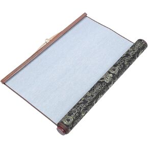 STOBOK 1pc Calligraphy Water Writing Cloth Drawing Scrolls Paper Chinese Scroll Japanese Wall Art Painting Scroll Art Wall Scroll Water Paper Japanese Pen Ink Sumi Asia Household Brocade