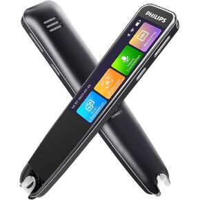 Translation Pen, OCR Digital Translator Pen FCC Certified Traductor de Voz Instantaneo Portable Text to Speech Translator Device Scanner Reading Pen for Dyslexia Study Business and Travel