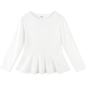 تونيك بيبلوم للفتيات من نوميلفيش، قمصان لطيفة بأكمام طويلة (5-12 سنة) in Kuwait